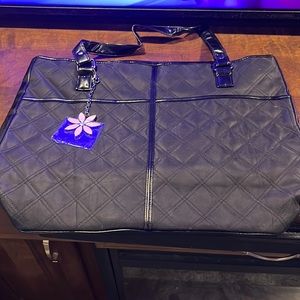 Mary Kay large quilted black bag